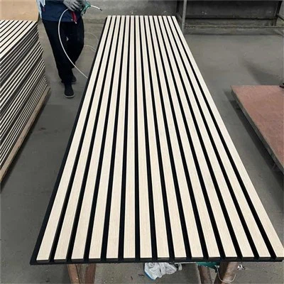 Painéal Balla Fuaimiúil Slat Adhmaid